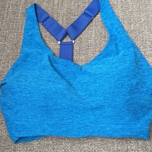 Bombshell top with pads size small turquoise color w bombshell bag